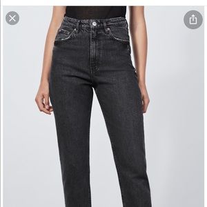 Zara Black Mom Jean